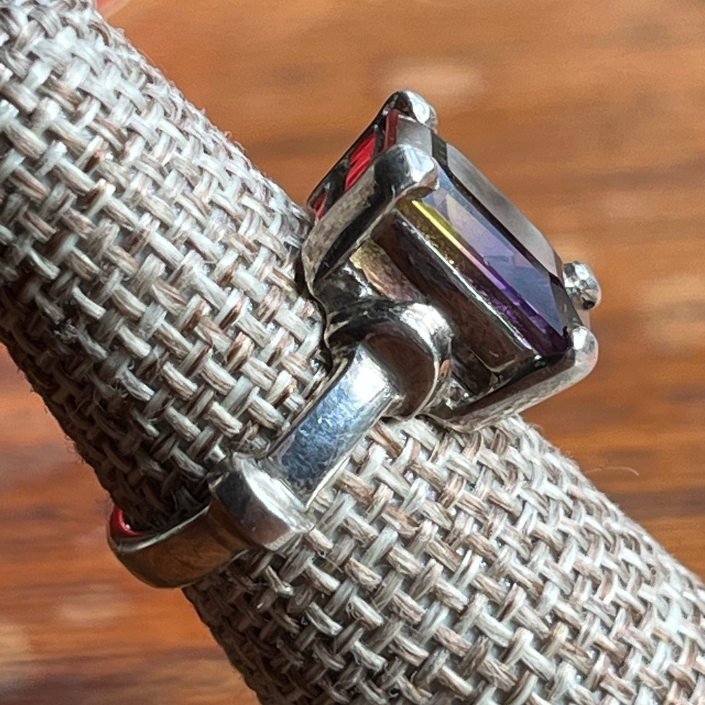 Ametrine Solitaire Unique Gemstone Handcrafted Ar… - image 4